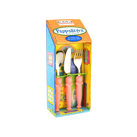 bild-1-eme-set-3-besteck-für-kinder-pappallegra-rosa-ean-8005187067183