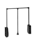Bild-1-emuca-Kleiderlift für Schrank aus Stahl 83-115x84cm schwarz EAN-8432393277370