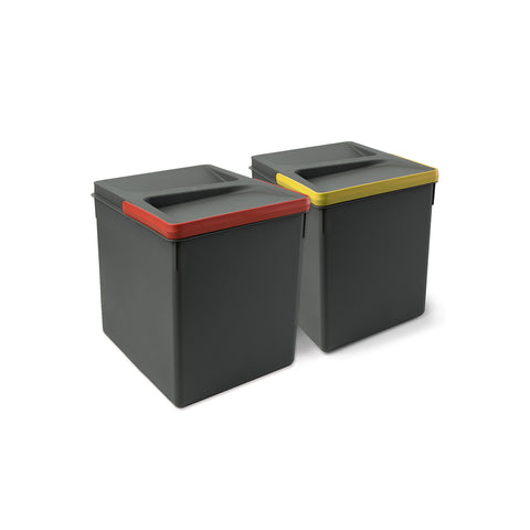 Bild-1-emuca-Set-2-Mülleimer-für-Mülltrennung-für-Schubladen-26cm-15l-EAN-8432393131030