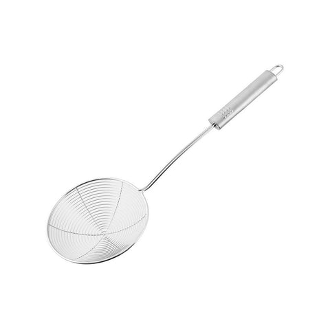 Schaumlöffel mit Sieb aus Stahl 12cm