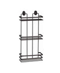 Bild-1-feridras-rechteckige-duschablage-mit-3-etagen-aus-schwarzem-stahl-24x50x11cm-ean-8056471560224