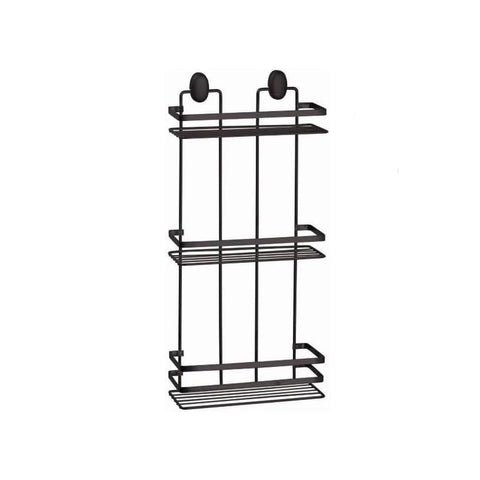Bild-1-feridras-rechteckige-duschablage-mit-3-etagen-aus-schwarzem-stahl-24x50x11cm-ean-8056471560224