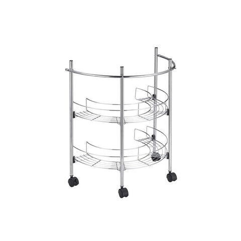 Bild-1-Feridras-Unterschrankregal-mit-2-Ablagen-Rollen-und-verchromtem-Stahl-55x67x34cm-EAN-8033237816993