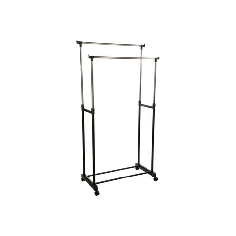 Kleiderständer mit Rollen 84 x42 x 96,5-170 cm