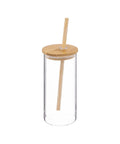 Bild-1-five-simply-smart-Palm-Glas-mit-40-cl-Fassungsvermögen-aus-Glas-und-Bambus-mit-Strohhalm-EAN-3560231529796