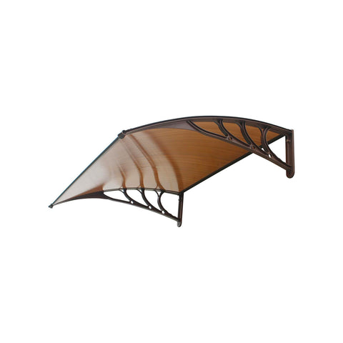 Vordach aus ABS mit Polycarbonatabdeckung