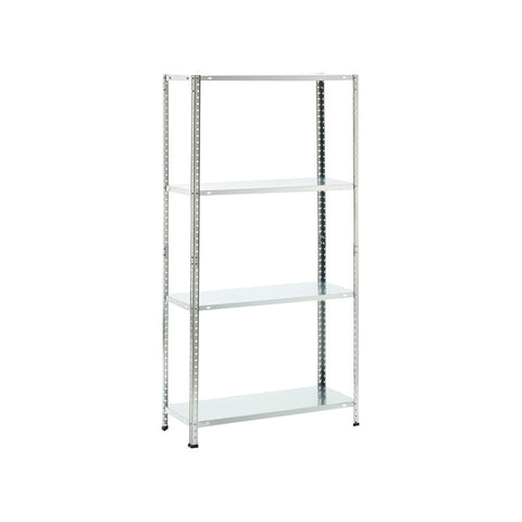 Regal mit 4 Böden aus Metall und MDF, zum Verschrauben