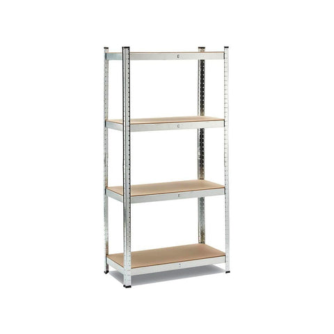 Regal mit 4 Steckböden aus Metall und MDF