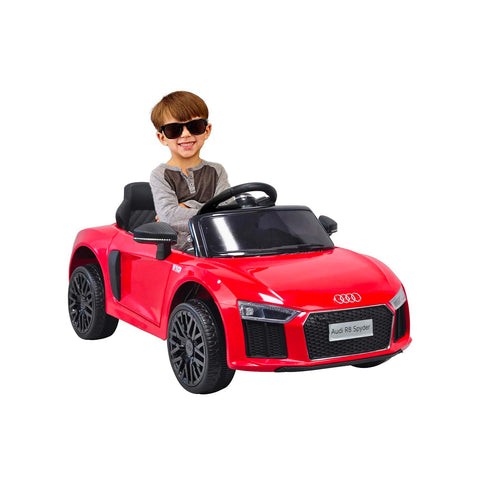 Elektrisches Audi R8 Spyder Kinderauto, rot, 12v 4,5ah, 106x60x41cm
