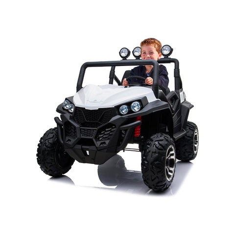 Elektrisches Raptor Offroad-Kinderauto, weiß, 12v 4,5ah, 109x68x76cm