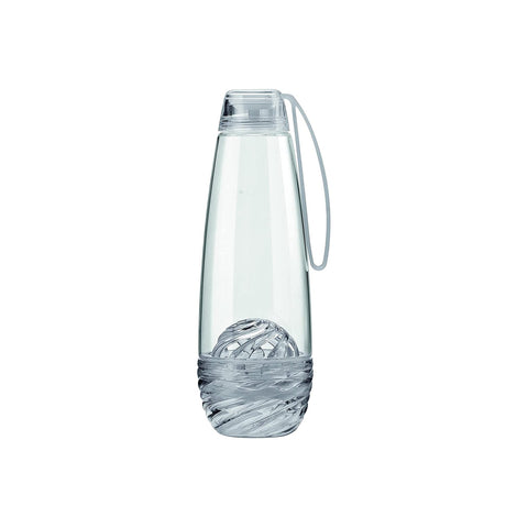 Trinkflasche mit Fruchtinfuser 750 ml – Farbe Himmelgrau, BPA-frei
