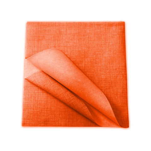 100er-Set TNT-Einwegtischdecken, Orange, 100x100cm