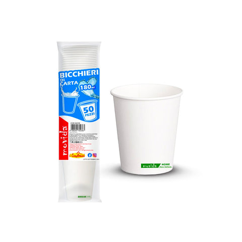 Bild-1-i-casamici-Set-50-Bio-Pappbecher-für-Wasser-180ml-EAN-8056304642363