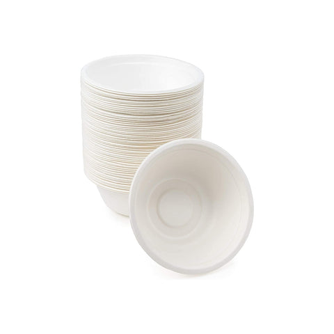 Set mit 50 tiefen Einwegtellern, D. 19cm, 750ml