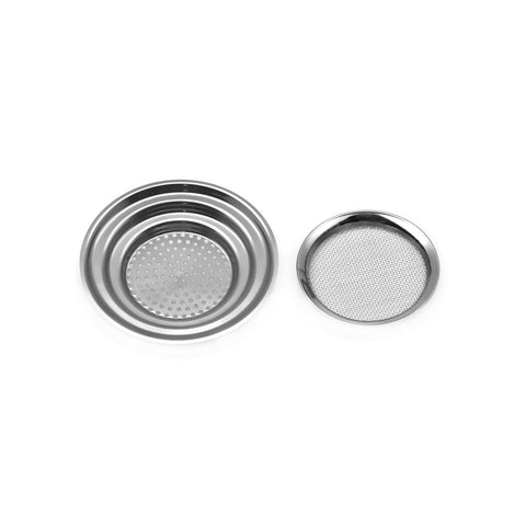 Set aus 2 Filtern für Öl und Saucen aus Edelstahl