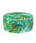 Bild-1-King-Collection-Pouf-Ottomane-Blättermuster-abziehbar-53cm-EAN-8023755053864