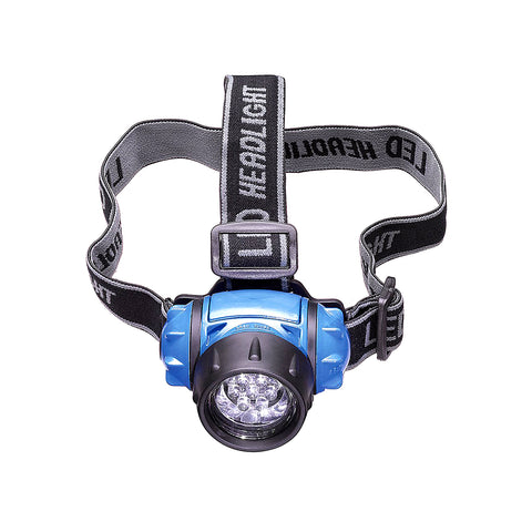 Stirnlampe mit 7 LEDs und Batteriebetrieb