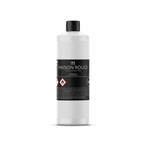 Zertifiziertes Bioethanol in einer 1l-Flasche
