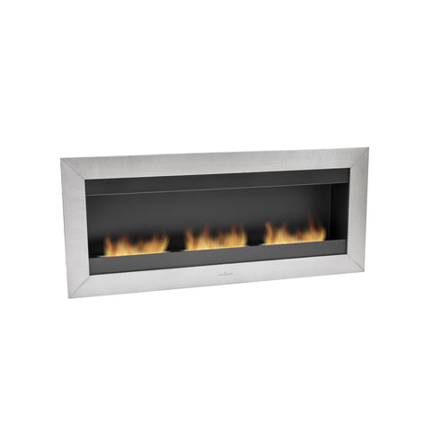 Wandmontierter Bioethanol-Kamin Apollo Schwarz