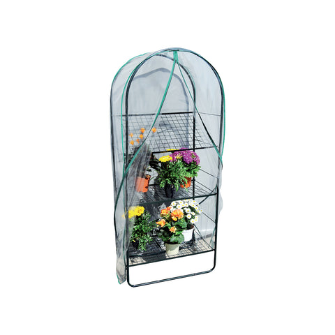 Balkon-Gewächshaus mit 3 Ablagen Jolly 70x45x170cm