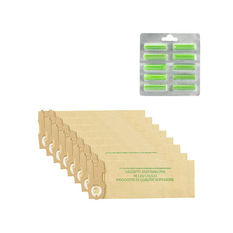 Set mit 16 Beuteln und 20 grünen Duftplättchen für VK 120