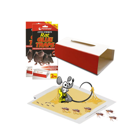 Set aus 2 wiederverschließbaren Mausefallen
