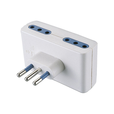 Tischadapter mit Stecker und 4 Steckdosen