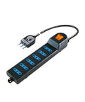 Bild-1-poly-pool-Mehrfachsteckdose-6-fach-schwarz-poly-pool-EAN-8008225040520