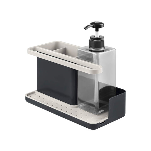 Spülbecken-Organizer mit Abtropffläche und Seifenspender 22x23x11cm