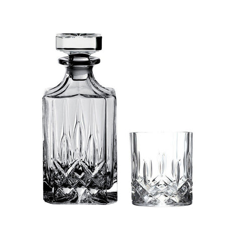 Set mit Flasche und 6 Whiskygläsern Opera