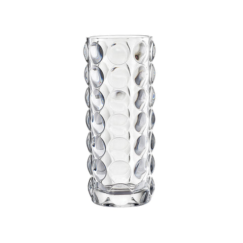 Glasvase mit Blasendesign 30cm