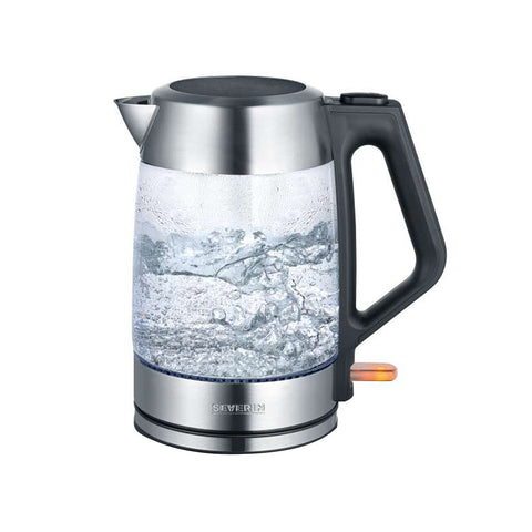 Wasserkocher aus Glas und Edelstahl 1,7l 2200w