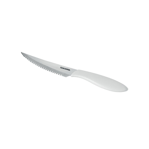 6 weiße Steakmesser 12cm