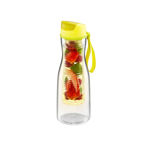 Getränkeflasche mit Infuser, Gelb, 0,7l