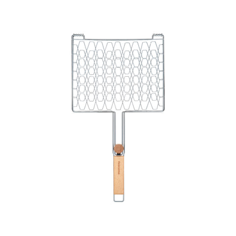 Grillrost aus Holz und Stahl 59x30,5cm