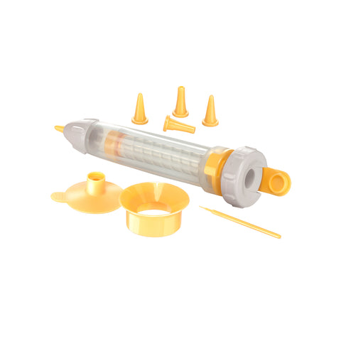 Gebäckdekorierstift mit 5 Tüllen