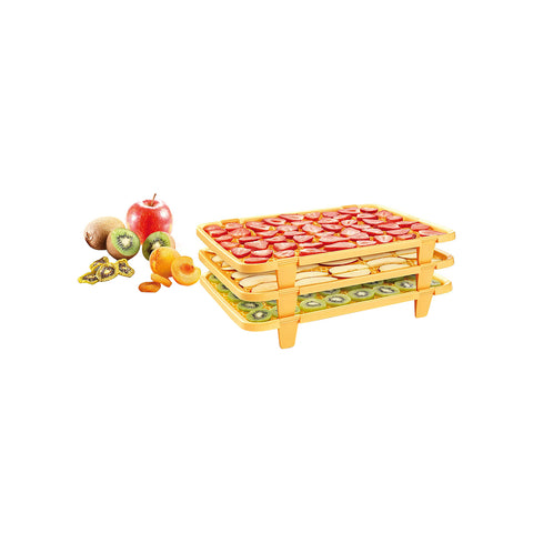 Set mit 3 Kunststoffrahmen für Dörrautomat 37x26x14cm
