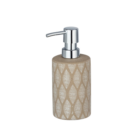 Seifenspender aus Keramik, Beige, 300ml