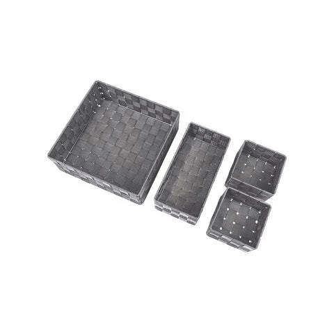 Set mit 4 universellen Adria-Organizer-Behältern, Grau