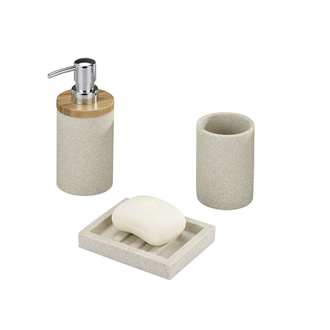 Badaccessoire-Set aus Polyresin Vico
