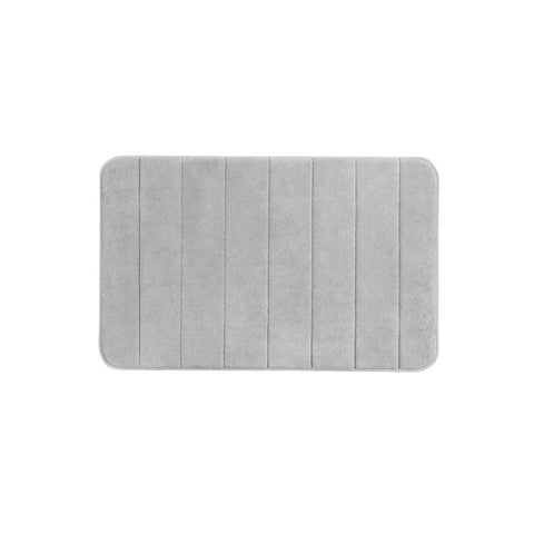 Memory-Foam-Badematte, grau, 50x80cm