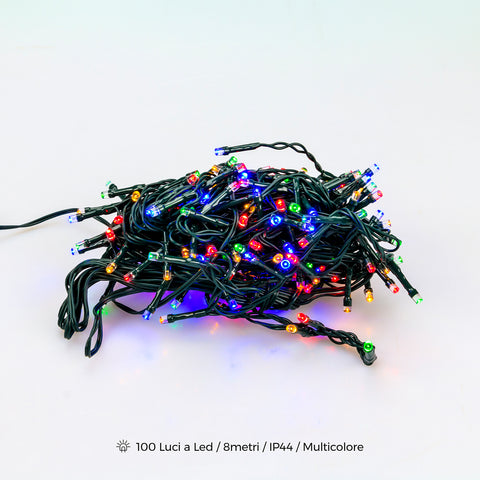 Lichterkette mit 100 LEDs, IP44