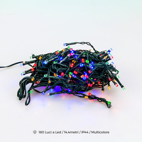 Lichterkette mit 180 LEDs, IP44