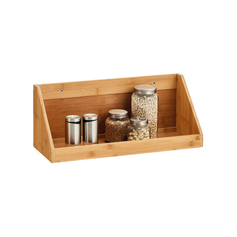 Bambus-Wandregal 50x20x20cm