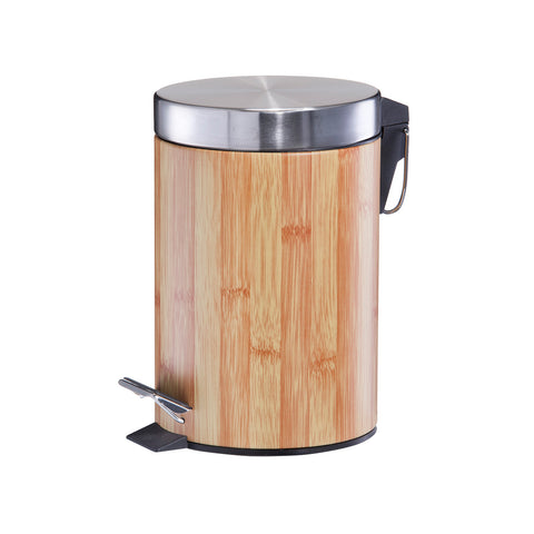 Bild-1-Zeller-Pedalmülleimer-aus-Bambus-3 l-EAN-4003368185613