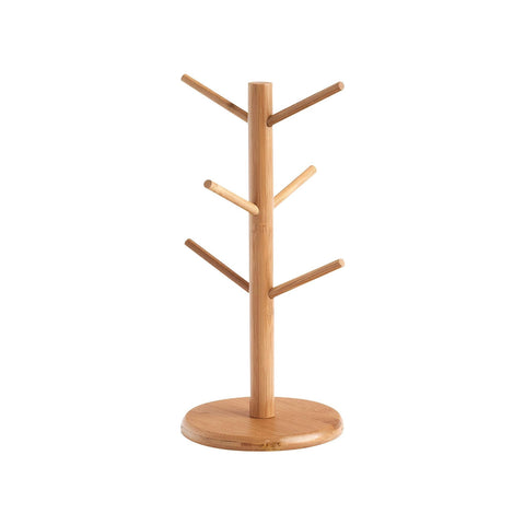 Bambus-Tassenhalter für 6 Tassen 16x34cm