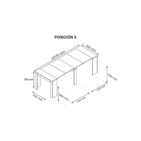Bild-12-habitdesign-ausziehbarer-Konsolentisch-90x50-237x77cm-ean-8423490262246