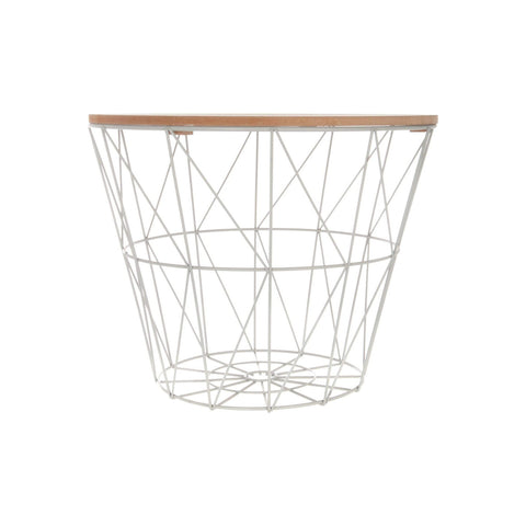 Bild-2-atmosphera-createur-dinterieur-niedriger-tisch-aus-holz-und-metall-weiß-38x305cm-ean-3560239702450