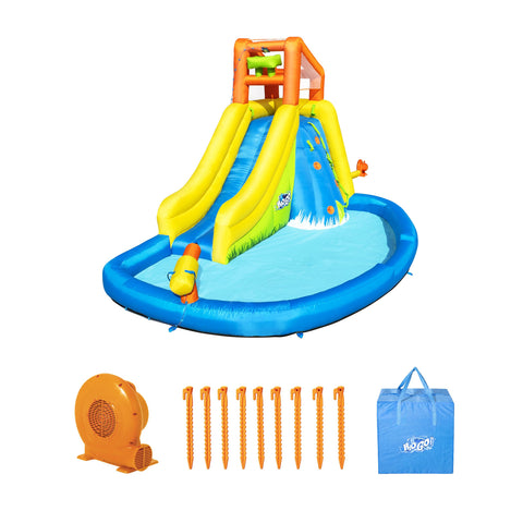 bild-2-bestway-aufblasbarer-wasserpark-435x286x267cm-ean-6942138970678