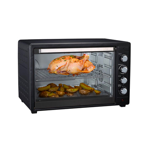 Bild-2-dcg-elektrischer-Multifunktions-Heißluftofen-80 l-mit-Timer-und-2-Zubehörteilen-2800 W-EAN-8052780964487
